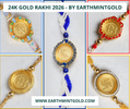 24K Gold Coin Rakhi Design 2026