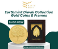 Earthmint Diwali Collection, Pure 24K Gold Coins & Frames for Auspicious Gifting