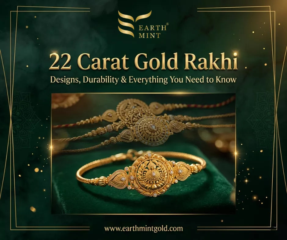 22 carat gold rakhi 