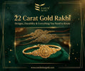 22 carat gold rakhi 