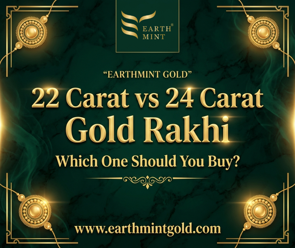 22 carat gold rakhi