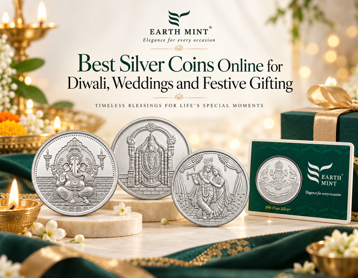 Best Silver Coins Online for Diwali, Weddings and Festive Gifting