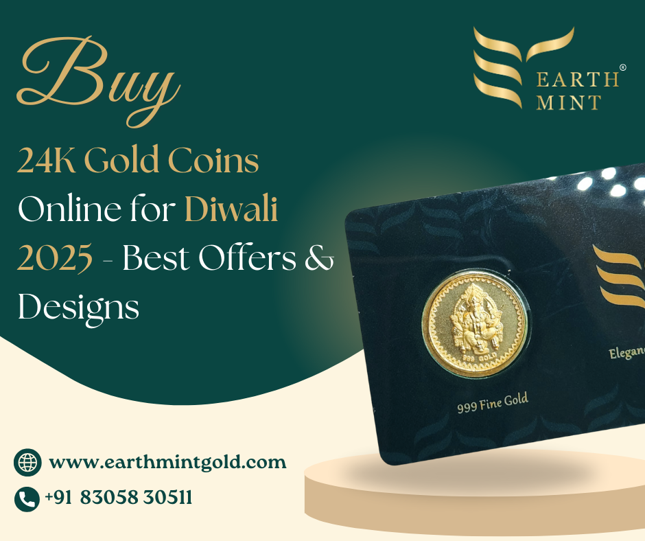 Buy 24K Gold Coins Online for Diwali 2025: Best Offers & Designs