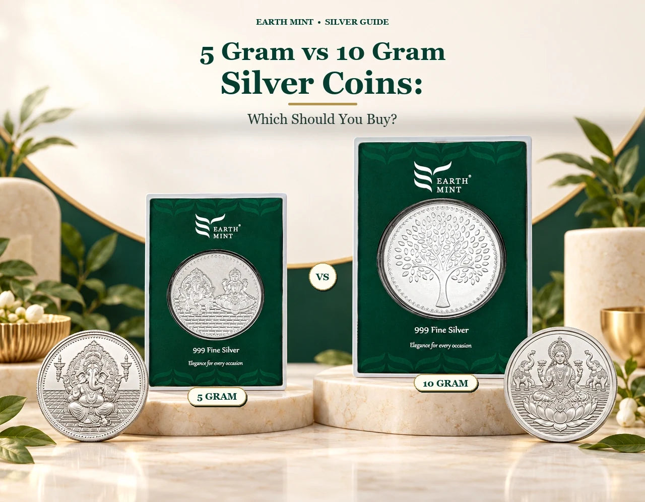 5 Gram vs 10 Gram Silver Coins: Which Should You Buy?