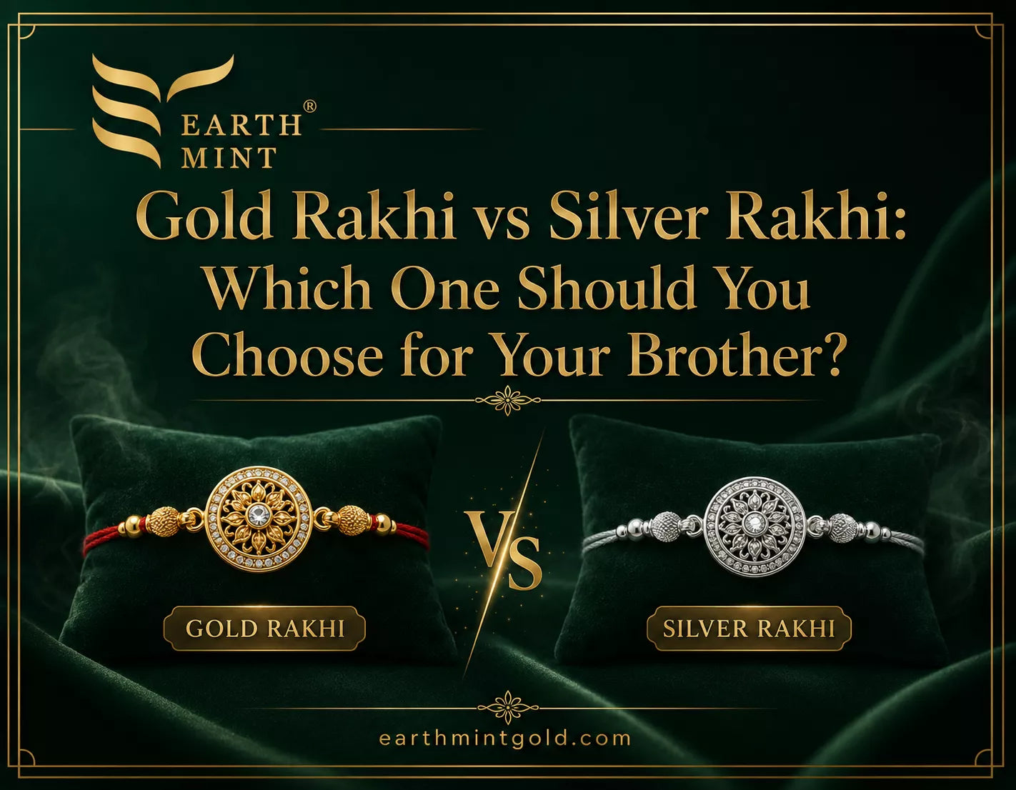Gold Rakhi vs Silver Rakhi
