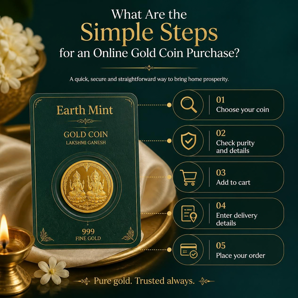 What Are the Simple Steps for an Online Gold Coin Purchase?