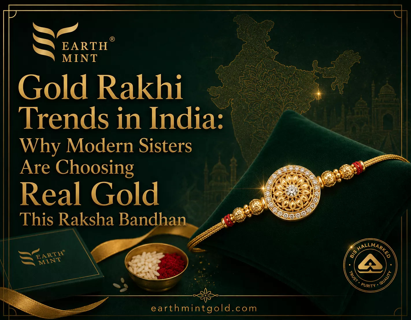Gold Rakhi Trends in India