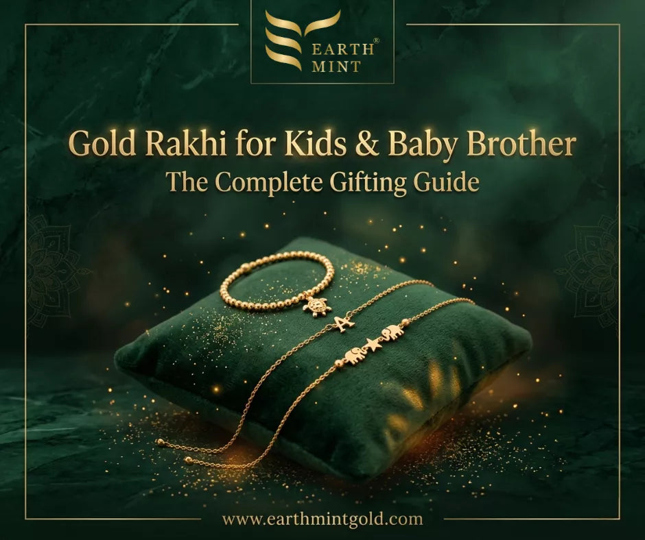gold rakhi for kids 