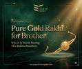 pure gold rakhi for brother
