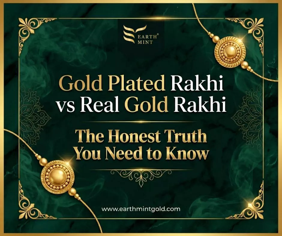 gold plated rakhi 