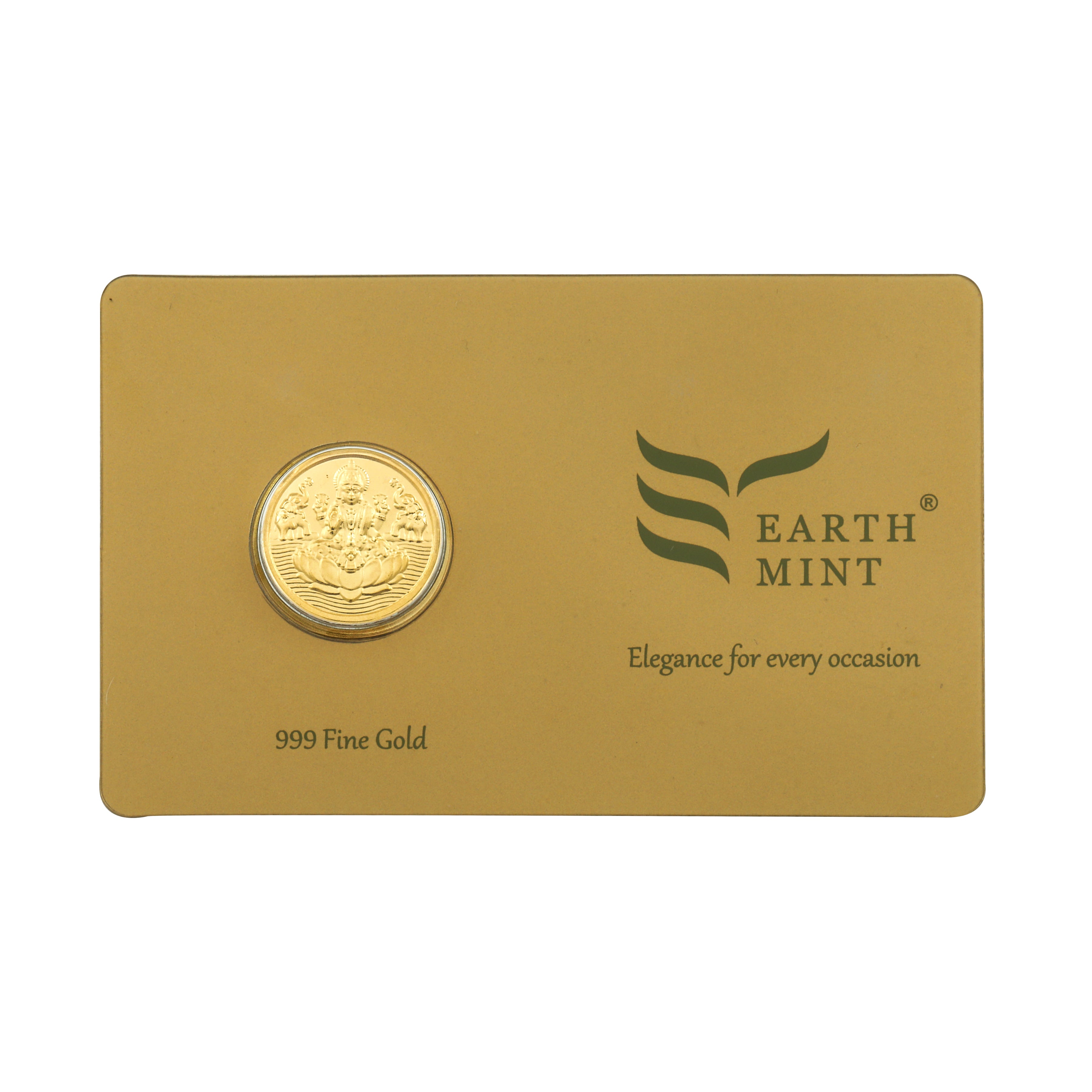 Laxmi Roop Gold Large Laxmi Ji Gold Coin – Pure & Traditional Design – Earth Mint Gold