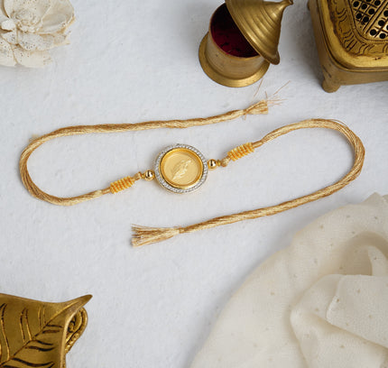 Forever 24K Pure Gold Rakhi - 0.1g