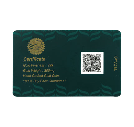 200MG Light Weight Gold Coin