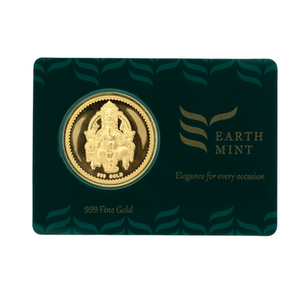 2 Gram Ganesh Gold Coin