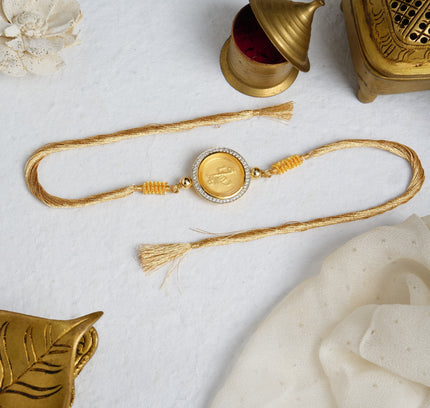 Forever 24K Pure Gold Rakhi - 0.1g