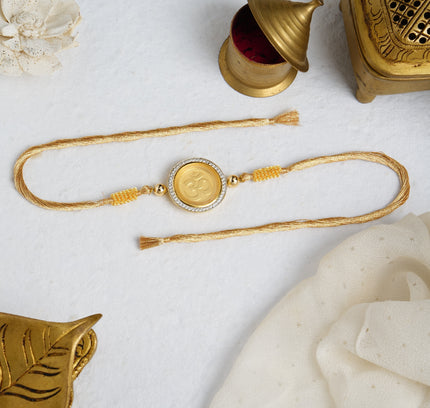 Forever 24K Pure Gold Rakhi - 0.1g