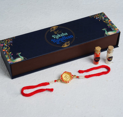 Eternal Love 24K Pure Gold Rakhi - 0.1g