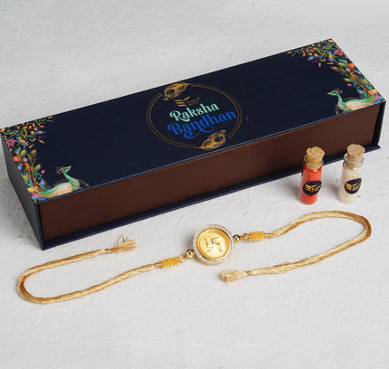 Forever 24K Pure Gold Rakhi - 0.1g
