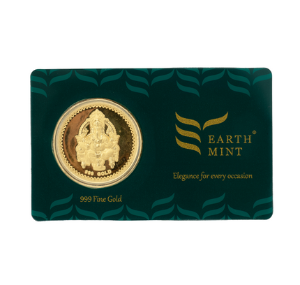 200mg Ganesh ji Gold Coin
