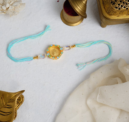 Colors of Life 24K Pure Gold Rakhi - 0.1g